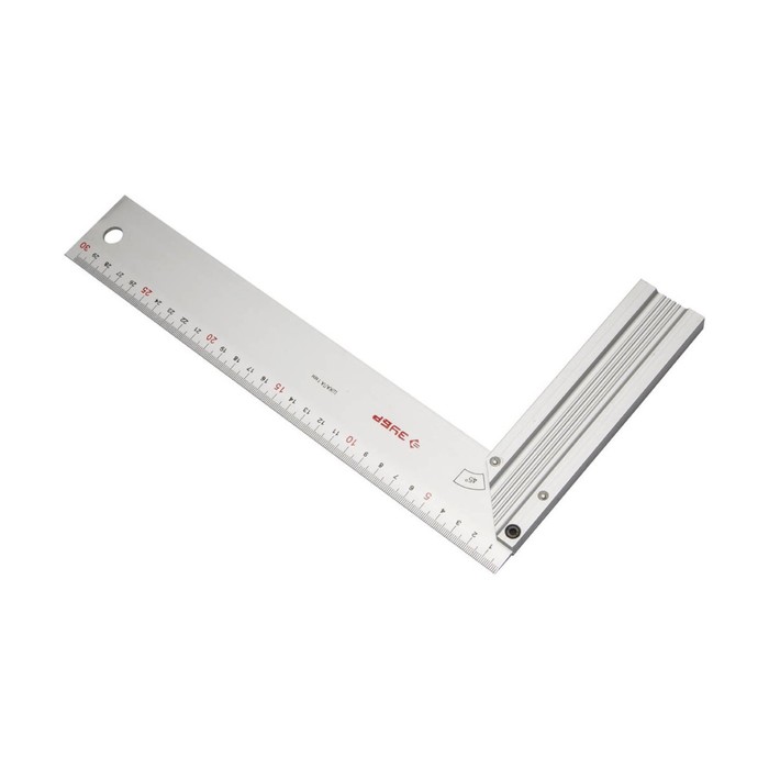 Угольник "ЗУБР" ЭКСПЕРТ 34395-30, столярный, жесткое профилированное полотно, 300 мм