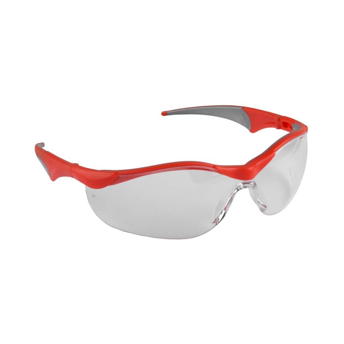 Очки защитные "ЗУБР" МАСТЕР 110320, прозрачные, поликарбонатная монолинза, двухкомп. дужки