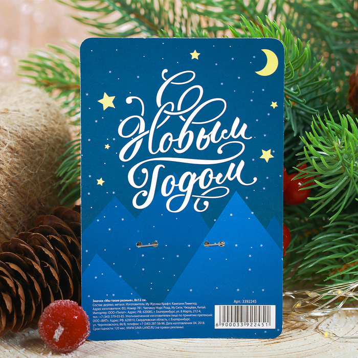 Значки "Мы такие разные"