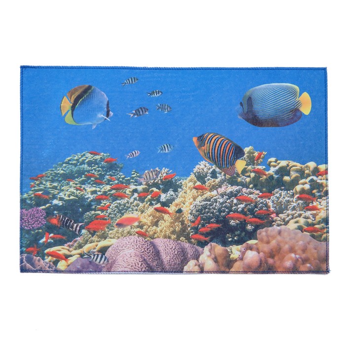 Ковер для дома "Подводный мир" 40х60 см