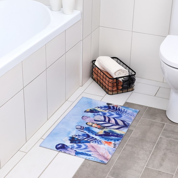 Ковер для дома "Пёрышки" 40х60 см