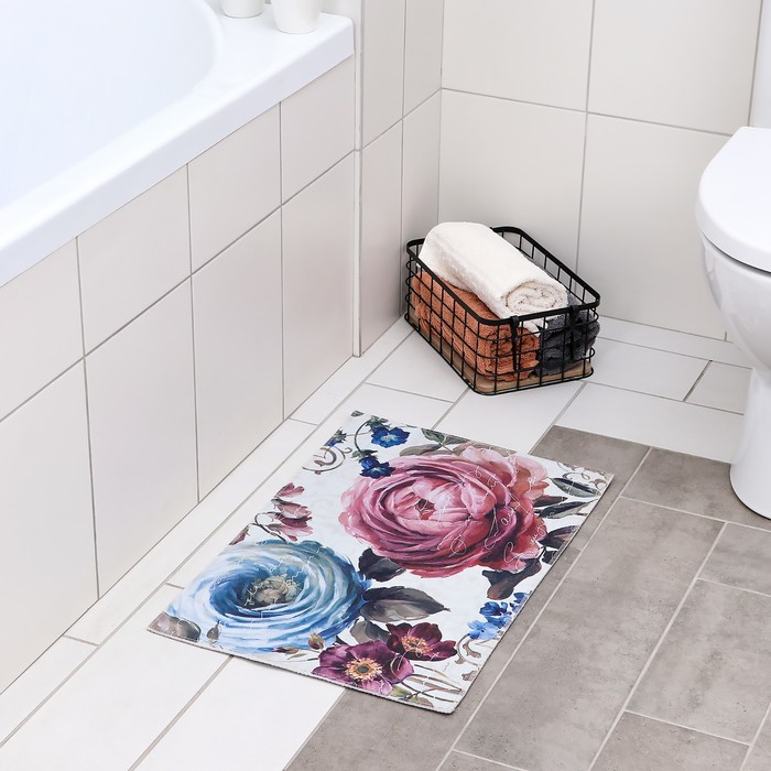 Ковер для дома "Пионы" 40х60 см