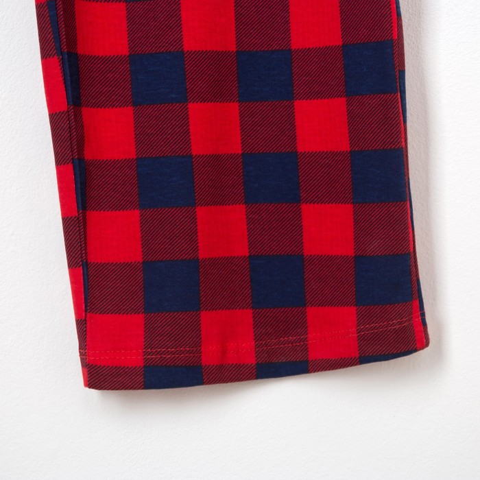 Брюки женские KAFTAN "Hello winter", в клетку, р-р 48-50, 100% хл