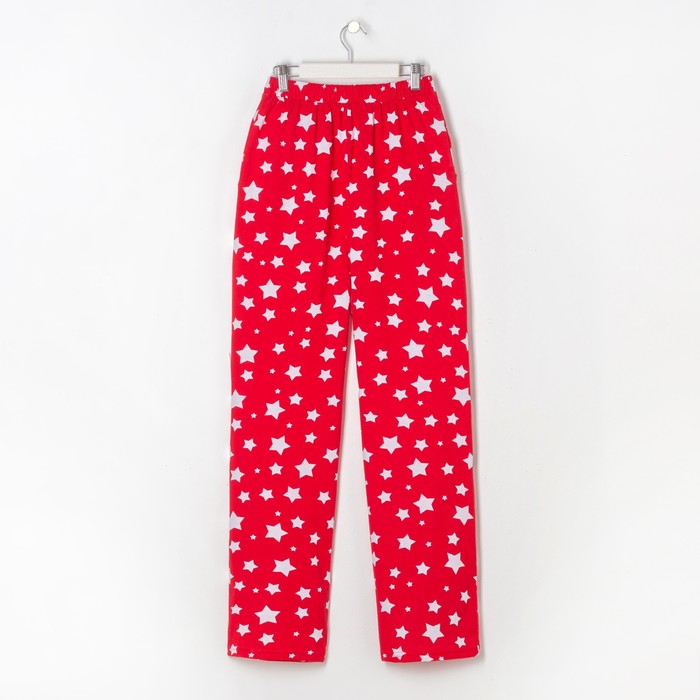 Брюки женские KAFTAN "Christmas", красн., р-р 44-46, 100% хл