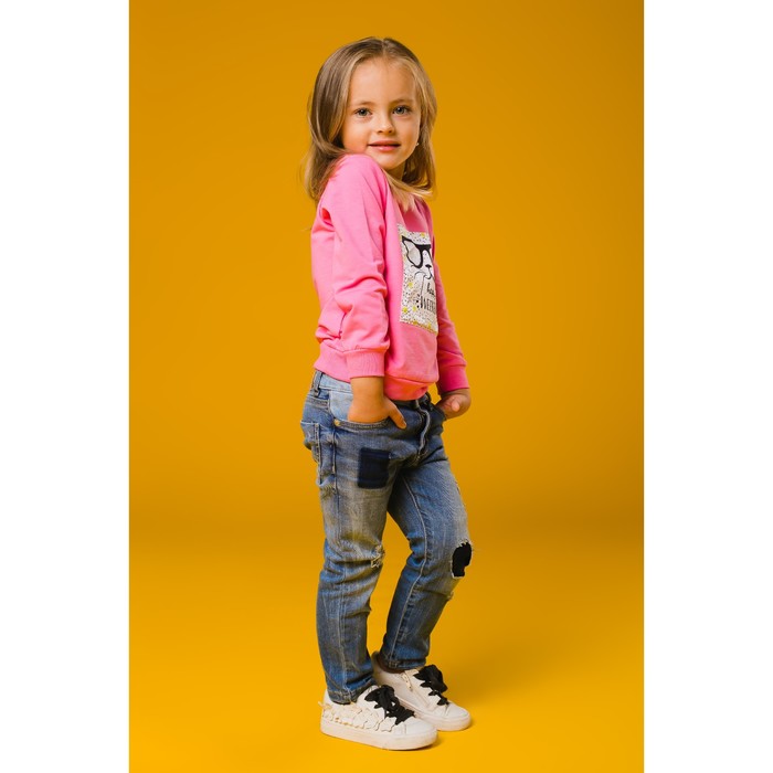 Джемпер Happy weekend фуксия, рост 92