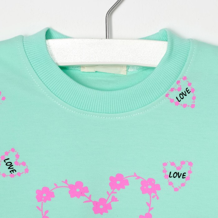 Джемпер Love мятный, рост 86