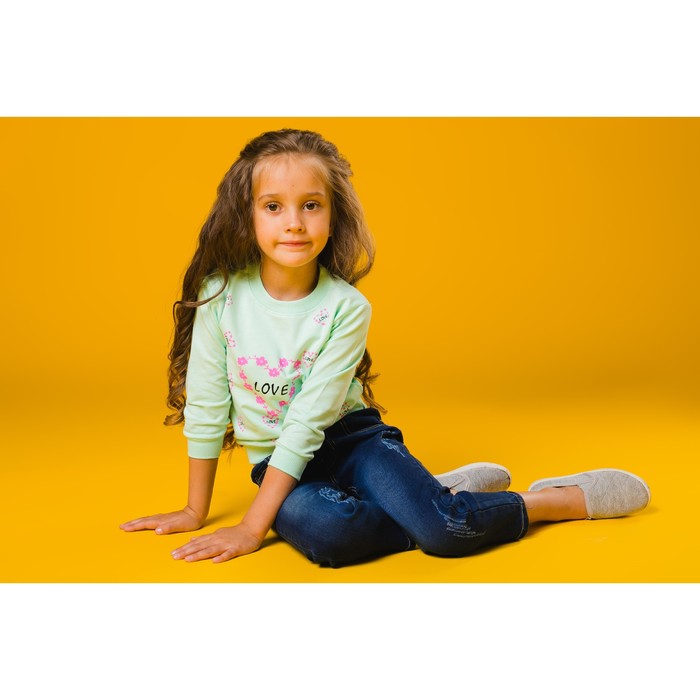 Джемпер Love мятный, рост 92