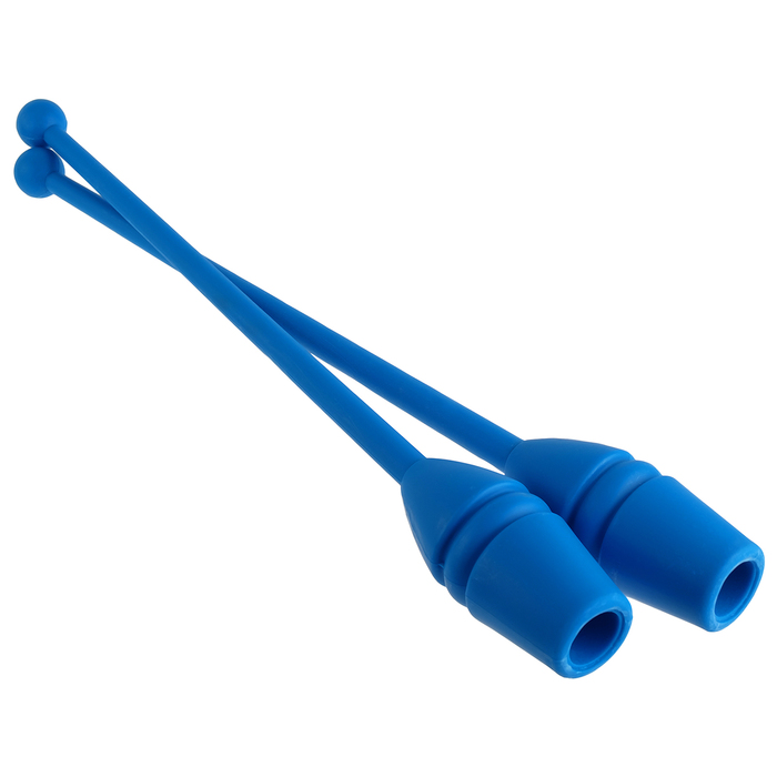 Булавы гимнастические 45 см, 300 гр (2 шт), цвет голубой