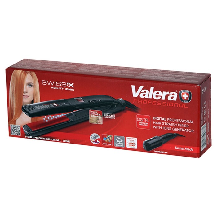 Выпрямитель Valera 100.20/I Swiss'X Agility, 13 режимов, 120-230°С, ионизация, шнур 3 м