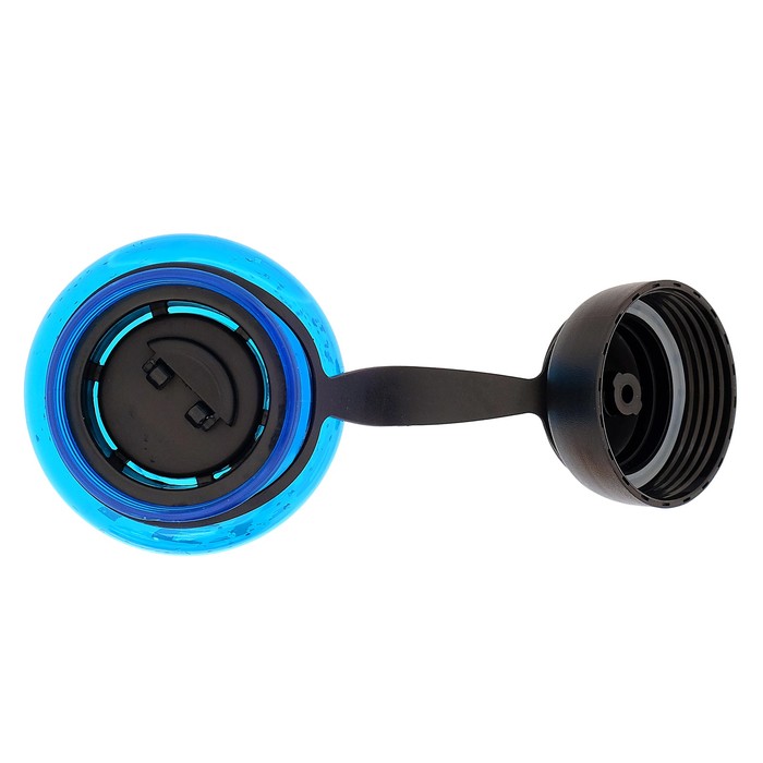 Бутылка для воды 1150 мл LET'S WORK IT OUT, с отделением для фруктов, микс 9х23 см