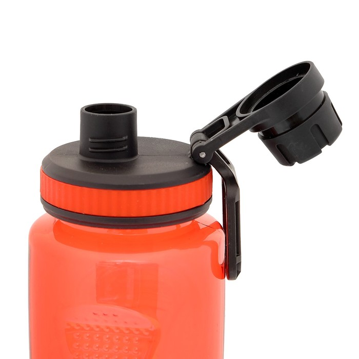 Бутылка для воды, 750мл, с кольцом для переноса, микс, 23*8