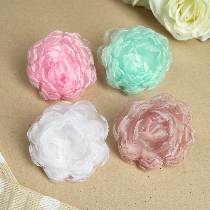 Бант для девочек с резинкой "Панпушки", 8 см, микс