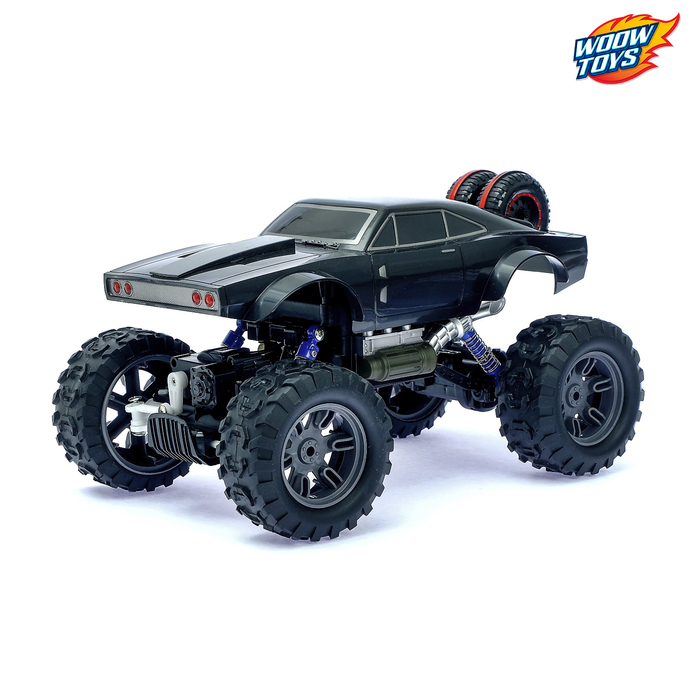 Машина радиоуправляемая "Гонки без правил", 4WD, работает от аккумулятора, МИКС