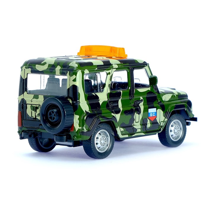 Машина металлическая "Джип ВС", инерционная, масштаб 1:43