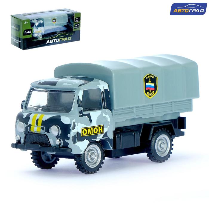Машина металлическая "Фургон ОМОН", инерционная, масштаб 1:43