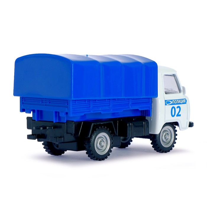 Машина металлическая "Фургон полиция", инерционная, масштаб 1:43
