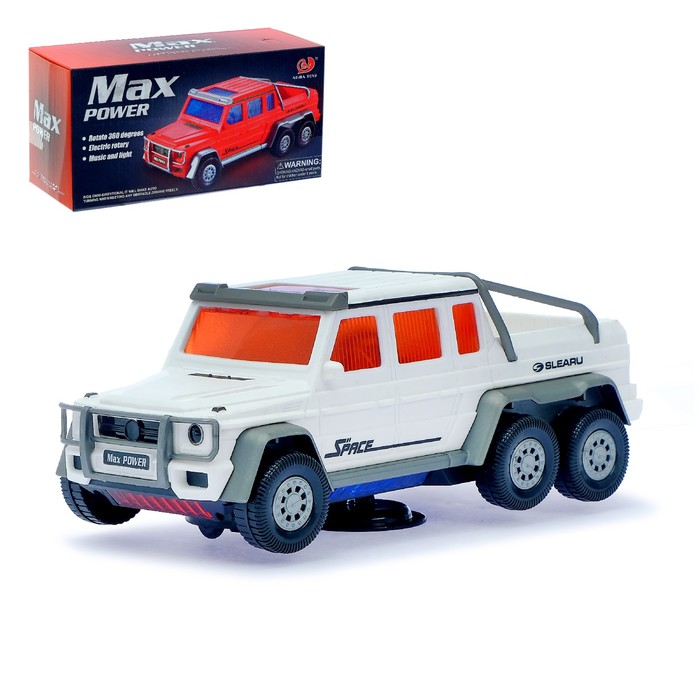 Машина "Гелик", световые и звуковые эффекты, работает от батареек, МИКС