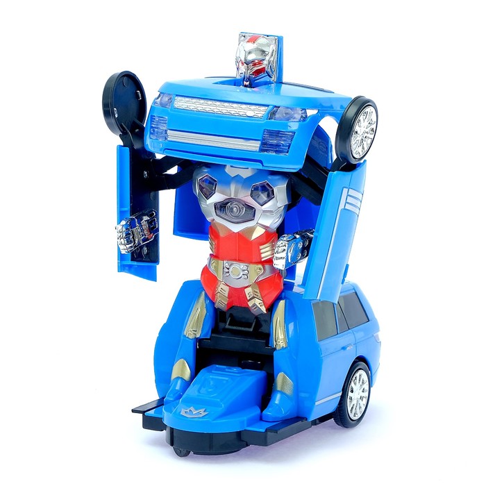 Машина-трансформер «Автобот», световые и звуковые эффекты, работает от батареек МИКС