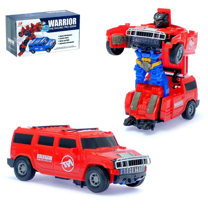 Машина-трансформер «Автобот», световые и звуковые эффекты, работает от батареек, МИКС