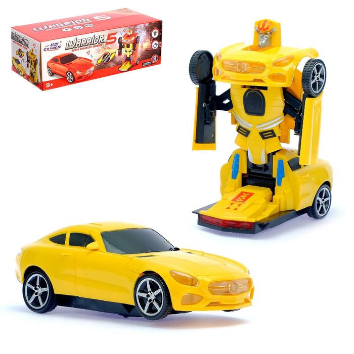 Машина - трансформер «Автобот», световые и звуковые эффекты, работает от батареек, МИКС
