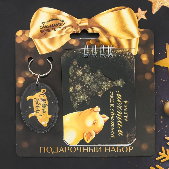 Набор "Всем этим мечтам суждено сбыться!", брелок, блокнот 20 л.