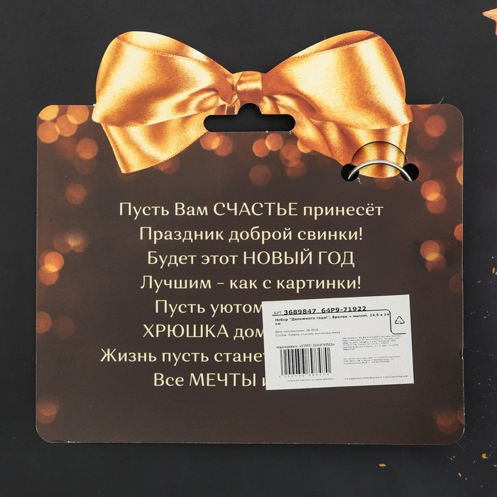 Набор "Денежного года!", брелок + магнит