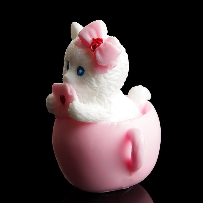 Мыло фигурное "Кошечка в чашке" 235 г