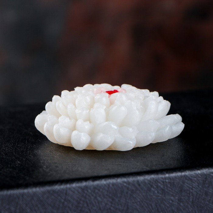 Мыло фигурное "Хризантема" белая 50 г