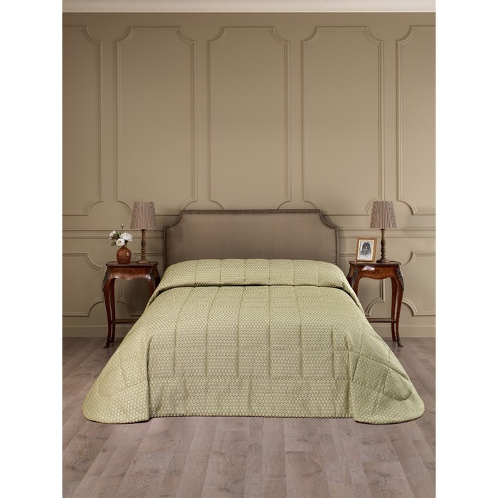 Покрывало ШАНТИ, размер 240×260 см-1 шт., зеленый