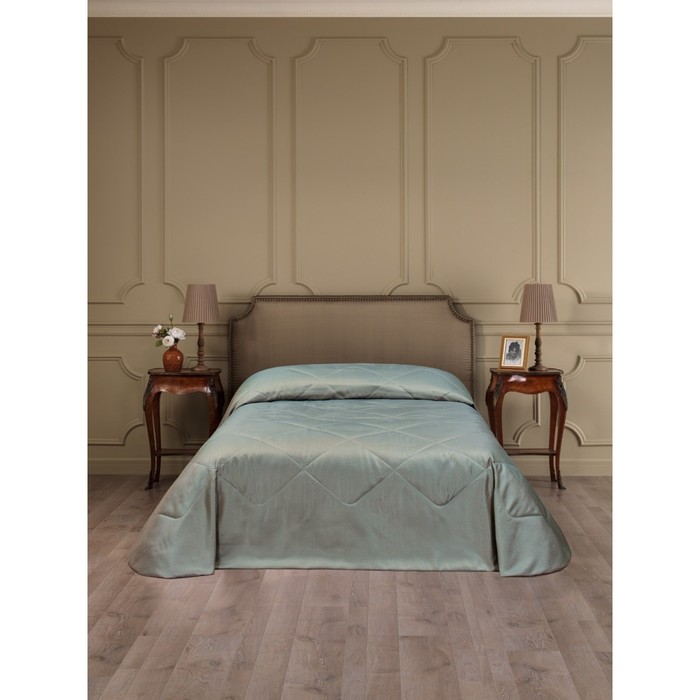 Покрывало АЛЕН, размер 240×260 см-1 шт., голубой