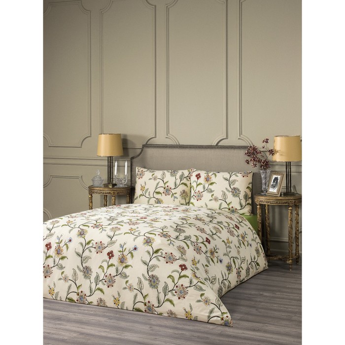 КПБ БЕЛЛАНО 1.5 сп., 180×220 см, 145×200 см, 50×70 см-2 шт., зеленый