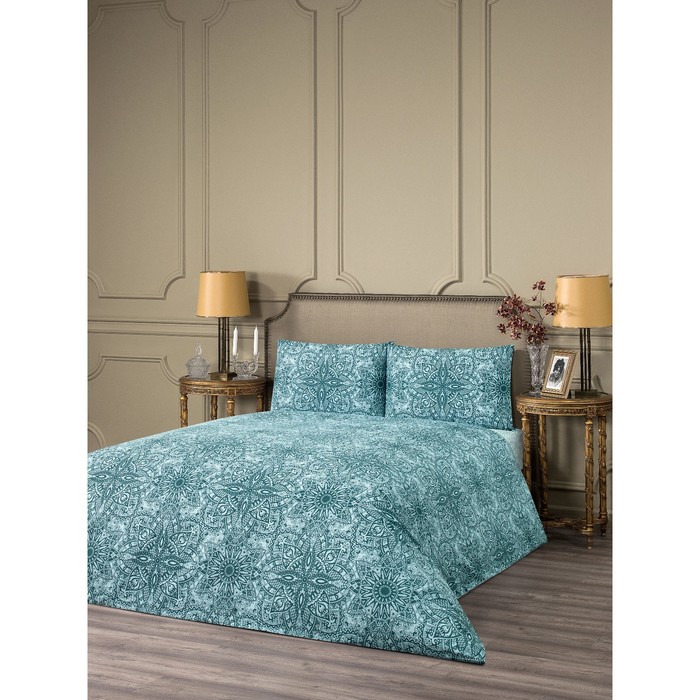 КПБ РЕДЖЕЛЛО евро, 230×250 см, 200×210 см, 50×70 см-2 шт., синий