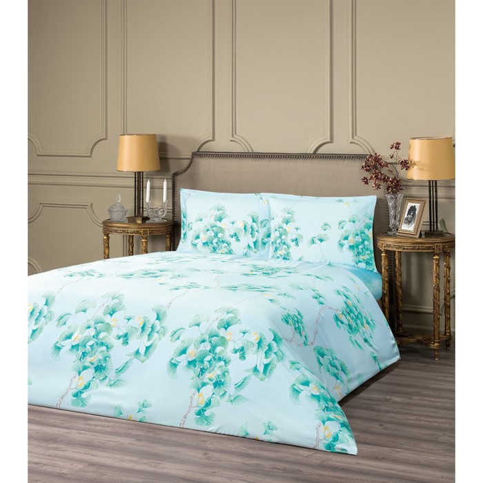 КПБ АВЕЛЛИНО дуэт, 230×250 см, 145×200 см-2 шт., 50×70 см-2 шт., зеленый