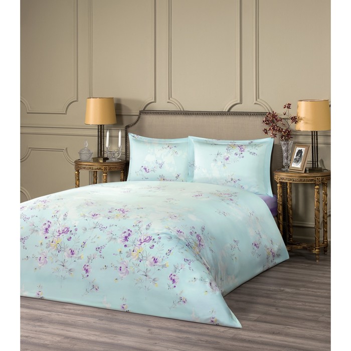 КПБ КАЛЬЯРИ  евро, 230×250 см, 200×210 см, 50×70 см-2 шт., сиреневый