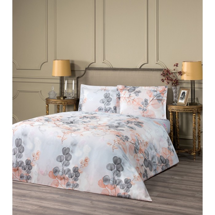 КПБ ЛАТИНА евро, 230×250 см, 200×210 см, 50×70 см-2 шт., светло-голубой