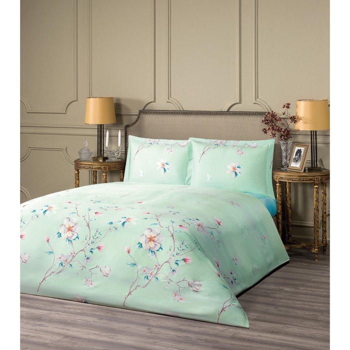 КПБ ГРИАНТЕ дуэт, 230×250 см, 145×200 см-2 шт., 50×70 см-2 шт., светло-голубой