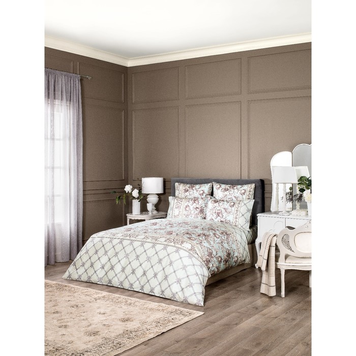 КПБ БЛУА дуэт, 230×250 см, 145×200 см-2 шт., 50×70 см, 70×70см, по 2 шт., экрю