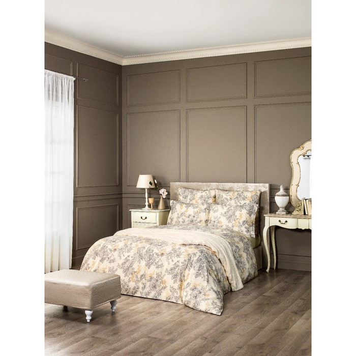 КПБ ШЕВЕРНИ дуэт, 230×250 см, 145×200 см-2 шт., 50×70 см, 70×70см, по 2 шт., экрю