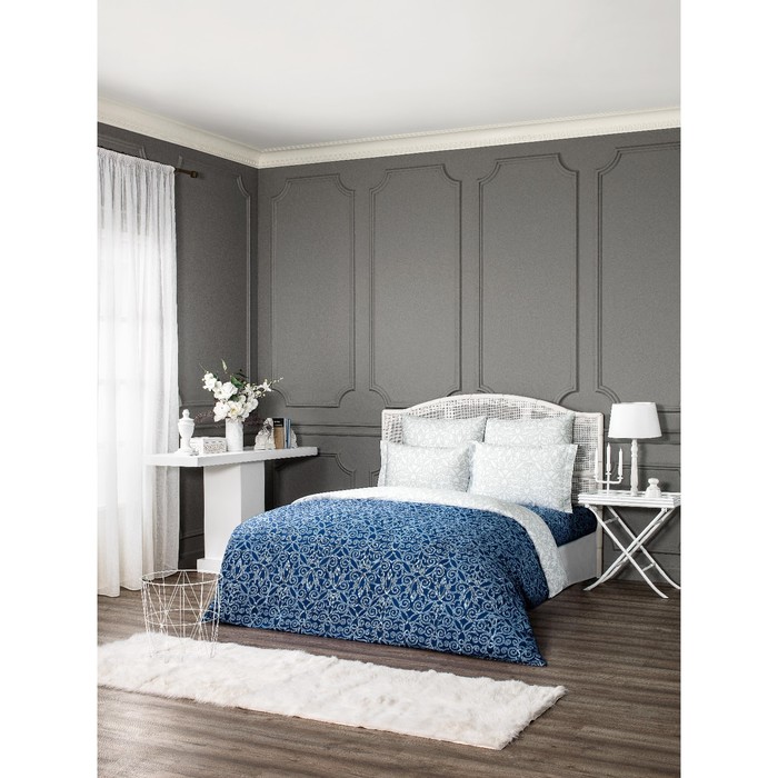 КПБ АРДЕН дуэт, 230×250 см, 145×200 см-2 шт., 50×70 см, 70×70см, по 2 шт., синий