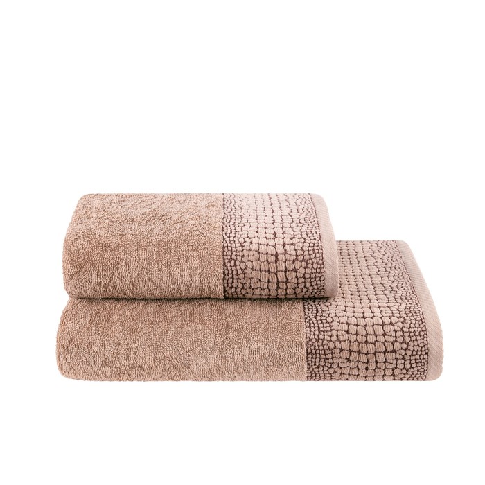 Полотенце ДАРИАН, размер 70×140 см, бежевый