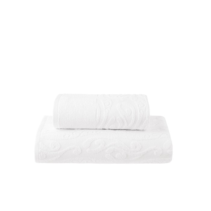 Полотенце НОВА, размер 50×100 см, белый