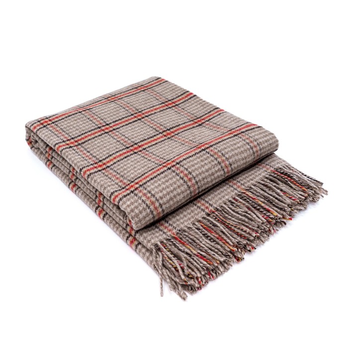 Плед ОСКАР , размер 140×200 см, серый