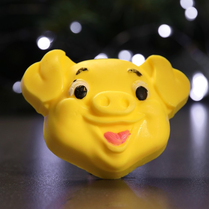 Мыло фигурное "Хрюшка" желтая 90гр