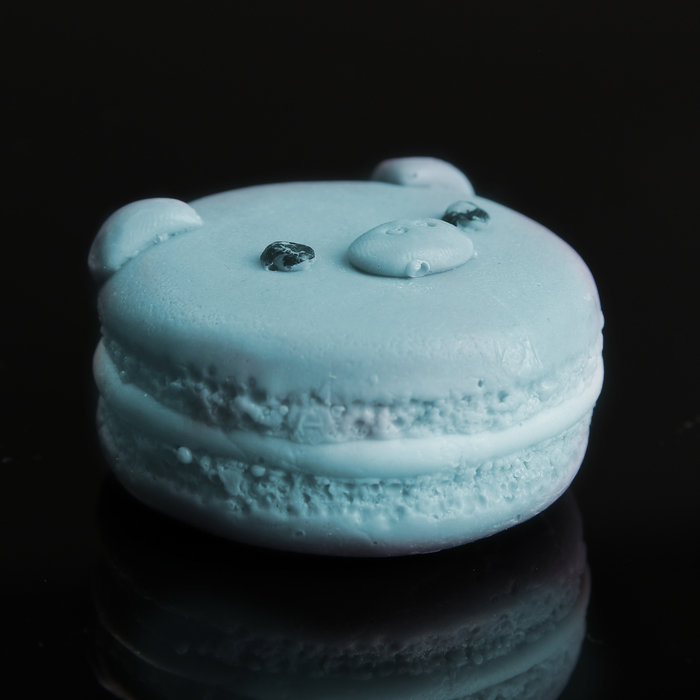 Мыло фигурное "Свинка-макарон" голубая 45гр