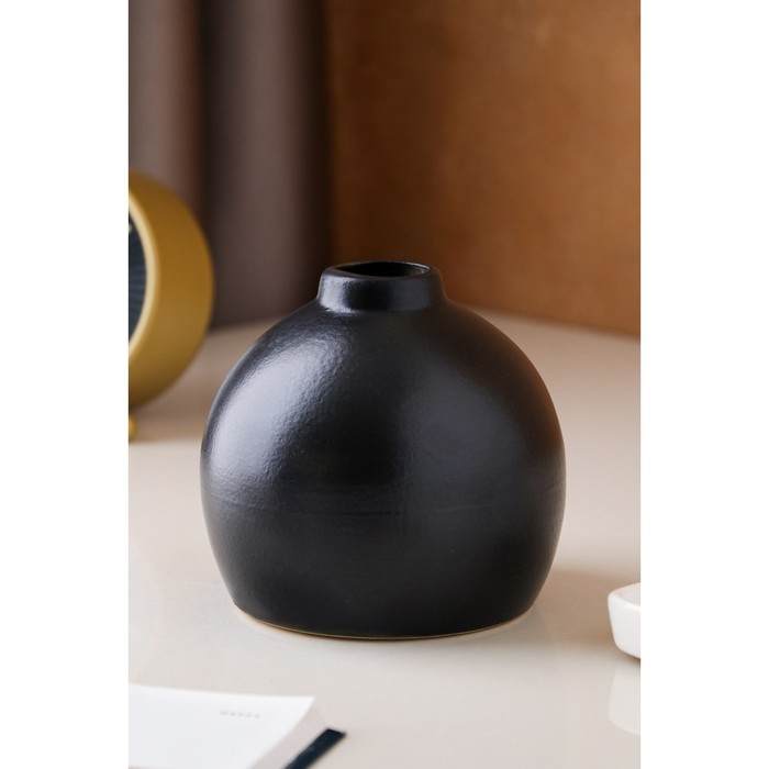 Ваза "Сиде" чёрная