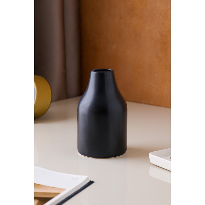 Ваза "Аланья" чёрная