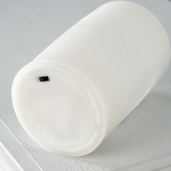 Фигура световая новогодняя свеча "Снеговики", 16х11х11 см, от бат 3*АА(не в компл.)