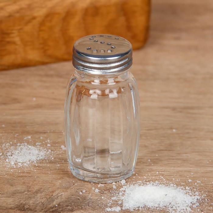 Солонка 50 мл "Классика", высота 7 см, МИКС