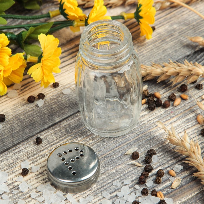 Солонка 50 мл "Классика", высота 7 см, МИКС