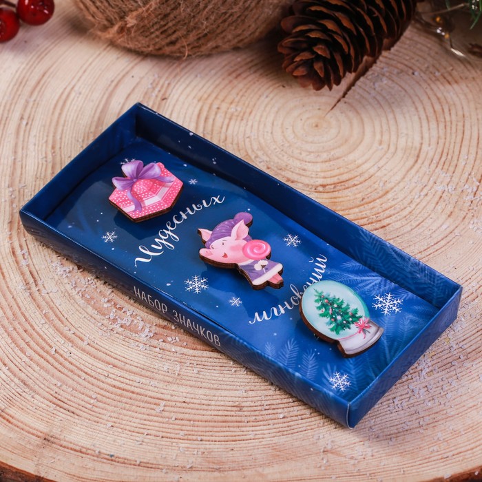 Набор значков "Чудесных мгновений"